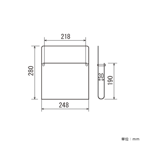 パンフレットスタンド2518 黒 片面仕様 ｜ 商品紹介 ｜ 株式会社友屋