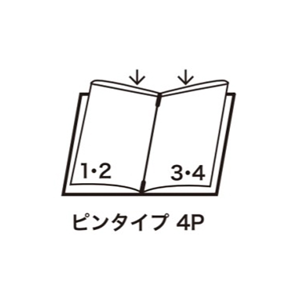 チェック柄メニューMB-300 特大B4 Gブラック 2枚目