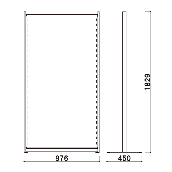 バナーパーテーション BP-918B(ブラック) 2枚目
